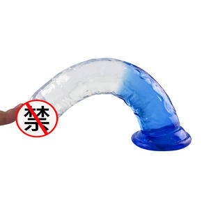 Groothandel <span class=keywords><strong>2025</strong></span> Nieuwe Realistische Crystal Dildo 7Inch 8Inch 9Inch 10Inch 11Inch 12Inch <span class=keywords><strong>Xxl</strong></span> Tpe Voorhuid Gelei Dildo Seksspeeltje Voor Vrouwen - Product Image 3