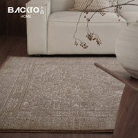 BACKTO Türkischer Importierter Getufteter Polyester-Teppich Wohnzimmer Luxuriöses Hochwertiges Gefühl Sofa Schlafzimmer Vintage Persischer Stil