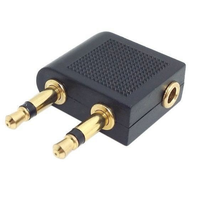 Bxon Plaqué Or Avion Casque Écouteur 3.5mm Jack Audio connecteur