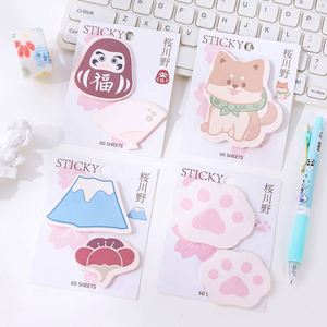 Kawaii Sticky Notes Set Cute Stationery Mini <b>Memo</b> <b>Pad</b> School Supplies Notepad Self-Adhesive - Product Image 1