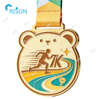 Médailles personnalisées de marathon virtuel 7K, médailles de course amusante, médailles de course à pied, médailles de finisseur, médailles personnalisées de course 7K