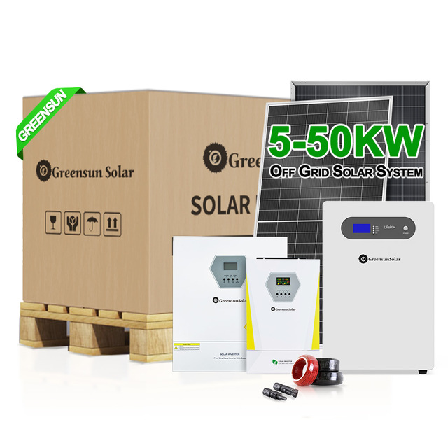 Wholesale Solar System Hybrid Off Grid Solar Panel Power System 5kw to 50kw for Home With Storage Battery and Inverter