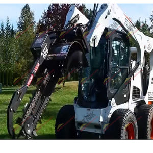 Serie 207, herramientas hidráulicas para zanjar zanjas, accesorio para cargador de dirección deslizante, máquina zanjadora de cadena para accesorio <span class=keywords><strong>Bobcat</strong></span> - Product Image 6