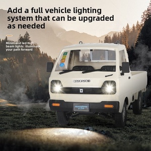 Modèle de voiture électrique micro-camion Naughty Dragon D14 à l'échelle 1:10, 4 canaux, en plastique, avec essieu arrière droit, prêt à grimper et à faire du drift - Product Image 4