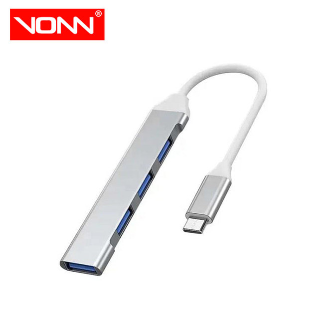 HUB Expansion Dock4 Port Type C to USB Hub 4 in 1 Docking Station Adapter for  Laptop Mobile Phone and IPad