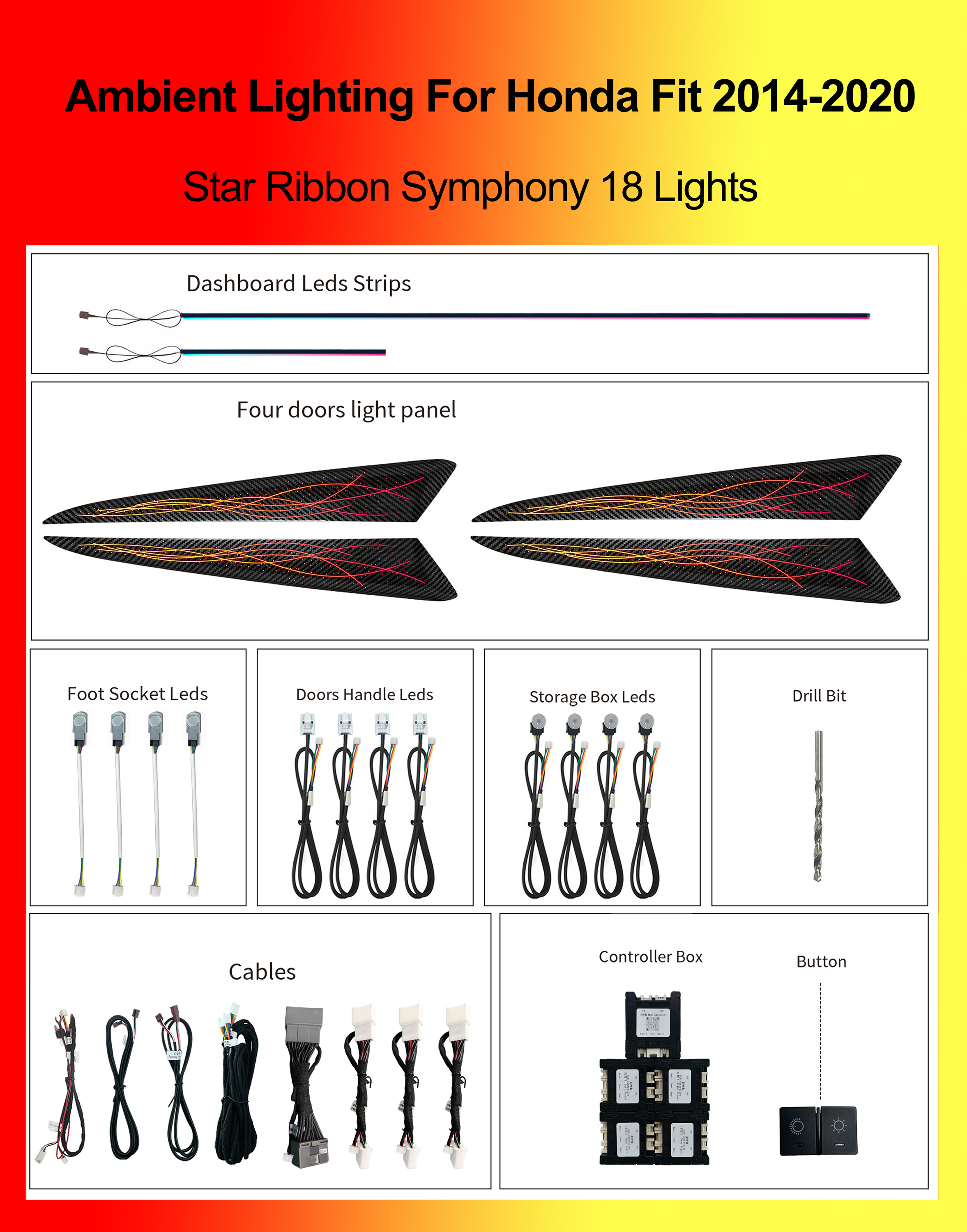 Star Ribbon Symphony 18 Lights