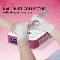 Aspirateur à ongles SNRQI avec filtre réutilisable, forte puissance 80W, fourni directement par l'usine pour salons de manucure professionnels