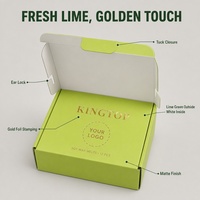 Boîte d'emballage personnalisée en carton ondulé pour bougies avec estampage à chaud doré et insert à 12 cavités pour boîte cadeau de cire fondue, vente au détail et en gros