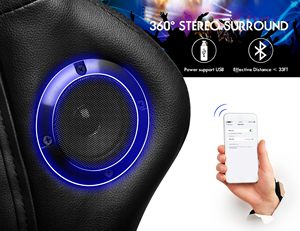 Rosa al por mayor barato plegable de cuero ordenador silla giratoria Silla Gamer Racing Rgb sillas de juego con luces y altavoces - Product Image 6