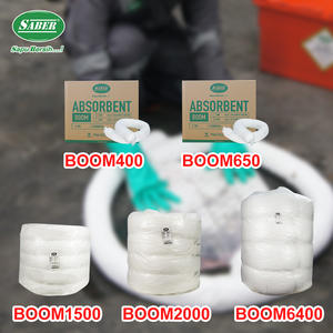 Barrera flotante absorbente de aceite SABER de alta resistencia, modelo Small Boom 400, para contención selectiva de hidrocarburos en estanques y control de superficies de drenaje. - Product Image 2