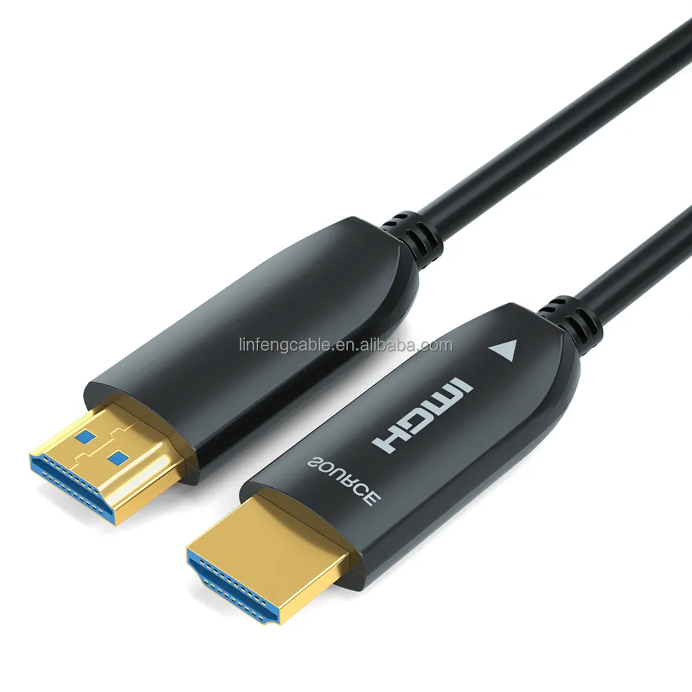 Пользовательский логотип 18 Гбит/с 4K/60 Гц Оптическое волокно HDMI 4K кабель HDMI2.0 AOC кабель