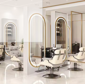 Meilleure Vente 2025 Miroir de Salon LED Moderne de Luxe Prix de Gros Usine Mobilier Parfait pour Salon de Coiffure & Esthétique pour Barbier - Product Image 6