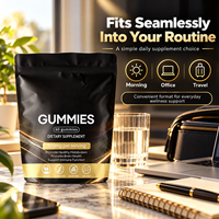 Gummies de Shilajit en gros sous marque privée avec Ashwagandha, 60 unités, pour la vitalité quotidienne des hommes, complément alimentaire OEM&ODM
