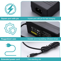 ESann adaptor AC Laptop catu daya AC DC 12V 10A 120W dengan DC 5521MM untuk Kamera CCTV