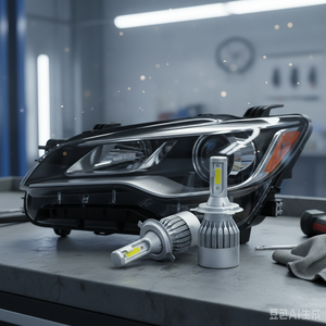 Phare LED H4 150W, puce 3570, double tube en cuivre, <span class=keywords><strong>lampe</strong></span> de modification automobile - Product Image 3