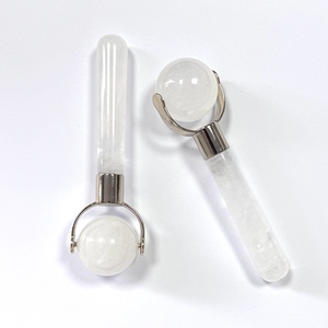 อุปกรณ์นวดหน้าแบบกำหนดเอง ลูกกลิ้งหน้าหยกขาว - Product Image 3