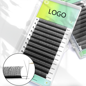 Extensiones de Pestañas en Forma de Y Personalizadas, Gran Capacidad, Gruesas y Rizadas, Autoinjertables, Naturales, con Tallo Duro, Pestañas Postizas - Product Image 1