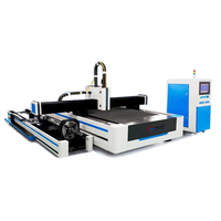 Machine de découpe laser à fibre automatique de table HuaXia avec contrôle Cypcut, puissance 500W-4000W, vitesse de coupe 80-140m/min pour le métal