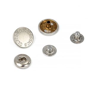 Custom Design logo Custom Covers Brass Iron Press Studs <b>Button</b> Metal Snap <b>Buttons</b> for Clothing - Product Image 4
