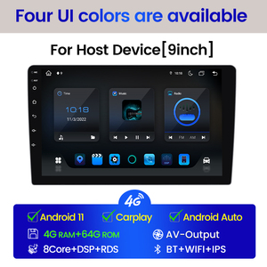 Độc Đáo Ui Mekede 1280*720P 2DIN 1DIN Android11 8Core 8 + 128GB 360 Máy Ảnh Xe Video Cho Đơn Vị Đầu 9/10Inch Phổ Car-Play <span class=keywords><strong>GPS</strong></span> - Product Image 4