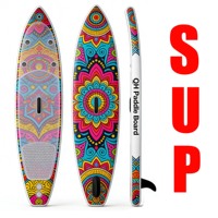 Planche de paddle gonflable en PVC personnalisable OEM/ODM pour la vente en gros, idéale pour les lacs, les rivières et les océans, unisexe