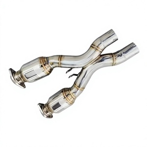 Tuyau d'échappement en X de haute qualité avec catalyseur, en acier inoxydable, adapté aux Ferrari 599 GTB/GTO 2006-2016 - Product Image 2