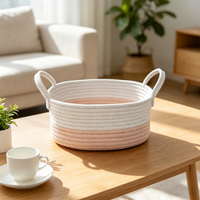 Panier de rangement pliable en tissu 100% coton, style nordique, écologique, moderne, avec poignée, multifonctionnel pour la décoration de la maison