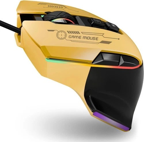 Wired Gaming Mouse 49g 2.4G USB Receiver Durable Plastic Ergonomic Mouse PC Laptop Desktop Smooth Precise for Gamer