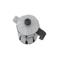 BZ-0196 Bloques de Construcción Creativos con Forma de Cafetera Moka, 191 Piezas, Ladrillos de Simulación de Cafetera, Modelo Coleccionable, Regalo
