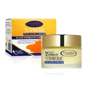 Private Label Wholesale organic turmeric face cream day cream Anti Acne Strong Effect Brightening Whitening face cream