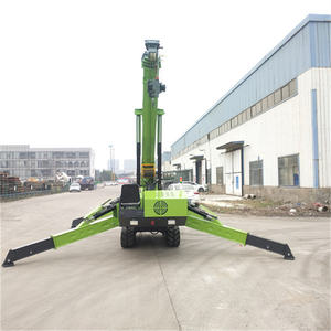 Mesin pengangkat lengan traksi mesin 5T, Crawler portabel baru hidrolik Mini Spider Crane - Product Image 6
