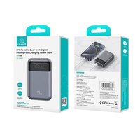 Power Bank USAMS Portable Unique CD221 30W Pengisian Cepat 10000mAh Baterai Lithium untuk Ponsel Tipe C