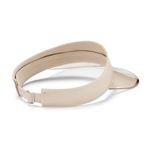 Vente en gros de visières en plastique transparentes, visière <span class=keywords><strong>pare</strong></span>-<span class=keywords><strong>soleil</strong></span> avec logo personnalisé brodé, visière de sport d'extérieur pour femmes - Product Image 2