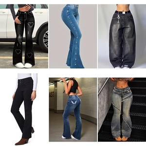 Lote de Jeans de Mezclilla para Mujer al por Mayor, Estilos Surtidos para Uso Diario, Listos para Enviar, Mezcla Aleatoria - Product Image 1