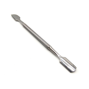 100% Stainless Steel Nail Pusher and Straight <b>Edge</b> <b>Cutter</b> Double Ended Cuticle Remover Manicure Tool - Product Image 2