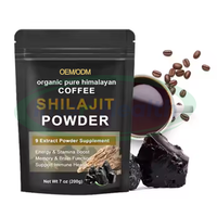Poudre d'extrait de Shilajit naturel Ausreson suppléments de boisson énergisante café aux champignons Shilajit de l'Himalaya pur