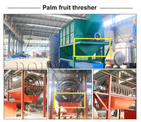 Eenvoudige palmvruchten dorsmachine 1-2 TPH apparatuur voor het scheiden van palmvruchtenbundels