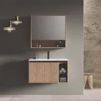Шкаф для ванной комнаты с зеркалом и раковиной Seawin