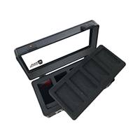 Boîte de rangement en aluminium pour cartes gradées, étui pour toploaders, boîte de présentation pour cartes de sport avec prix promotionnel