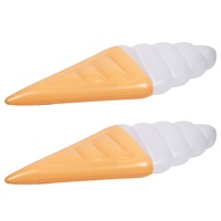Matelas Gonflable Publicitaire Personnalisé en PVC en Forme de Cornet de Glace pour Piscine, Plage et Fêtes – Idéal pour la Promotion de Marque