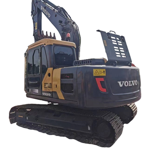 Fournisseur Ventes directes Volvo 140 EC140 sur chenilles Pelle moyenne EC140D B 14tonnes EPA CE moteur Basse heure de travail Excavatrice d'occasion - Product Image 1