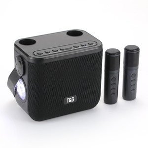 Altavoz <span class=keywords><strong>Karaoke</strong></span> Portátil para Exteriores TG545DK con Luces LED RGB, Salida de 5.3 10W, Carcasa de Plástico - Product Image 1