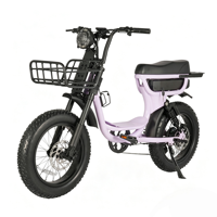 Vélo électrique tout-terrain personnalisable OEM ODM V20 avec suspension intégrale, pneus larges de 20 pouces, cadre en alliage d'aluminium Bafang, étanche, 48V 250W SUNREMO