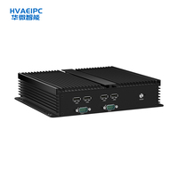 Mini Computadora Industrial Integrada HVAEIPC de 12.ª Generación |   Doble LAN, Múltiples Puertos Seriales, 4GB de RAM, 256GB de Almacenamiento, Sistema Operativo Integrado, Bluetooth