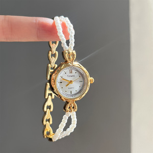 2026 Hot Selling New Women's <b>Watches</b> Vintage <b>Watches</b> Women's <b>Pearl</b> Bracelets Luxurious Temperament Personalized Accessories - Product Image 5