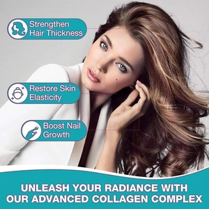 Gummies de collagène en marque privée ODM/OEM |   Complément alimentaire à la saveur fraise |   Peptides de collagène hydrolysés pour femmes et hommes - Product Image 3