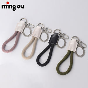 Llavero <span class=keywords><strong>de</strong></span> Cuerda <span class=keywords><strong>de</strong></span> Nailon Tejida, Llavero <span class=keywords><strong>de</strong></span> <span class=keywords><strong>Cuero</strong></span> Tejido, Moderno y Sencillo, Llavero <span class=keywords><strong>de</strong></span> Coche con Múltiples Anillos, Ecológico, Regalo <span class=keywords><strong>de</strong></span> Alta Gama para Hombres y Mujeres - Product Image 5