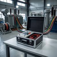 Testeur de résistance triphasé CC 10A, ohmmètre numérique portable automatique pour bobinages de transformateur, instrument de test de bobines de sous-station
