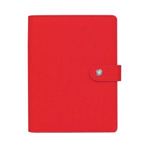Customizable Colors Eco-Friendly Luxury <b>A5</b> Executive <b>Diary</b> Paper Silk Screen Printed Leather Cover Metal Buckle Promotional - Product Image 2