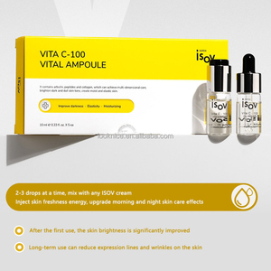 Korean ISOV <strong>Complex</strong> AC Acne Cleansing Ampoule <strong>Solution</strong> Brightening Facial Moisturizing Vitamin C Vital Ampoule Serum Kit - Product Image 6